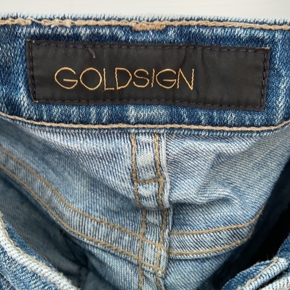 Goldsign Blue Skinny Jeans - Picture 2 of 7